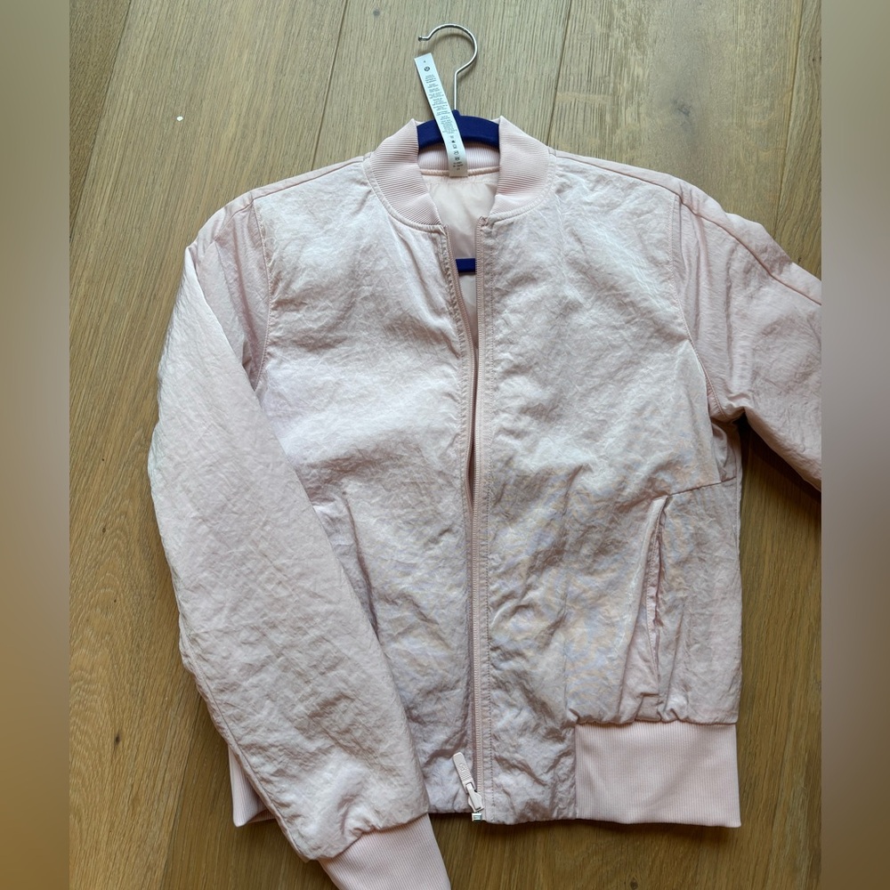 LULULEMON - Light Pink Bomber Jacket